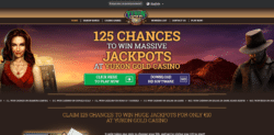 yukon gold casino 125spins